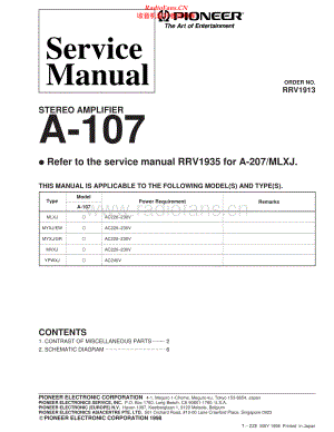 Pioneer-A107-int-sm 维修电路原理图.pdf