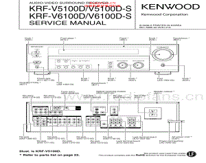 Kenwood-KRFV6100D-avr-sm 维修电路原理图.pdf