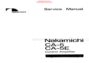 Nakamichi-CA5-pre-sm 维修电路原理图.pdf