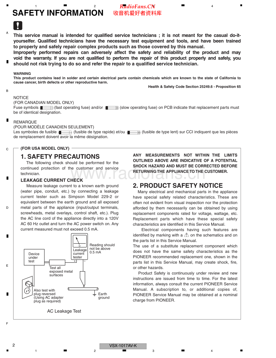 Pioneer-VSX1017TXVK-avr-sm 维修电路原理图.pdf_第2页