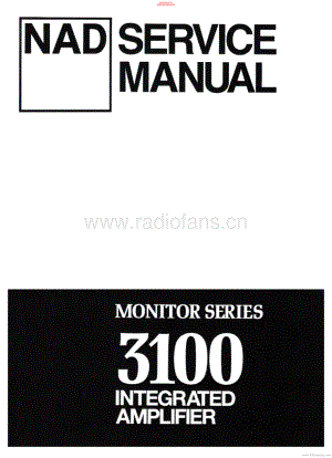 NAD-3100-int-sm 维修电路原理图.pdf