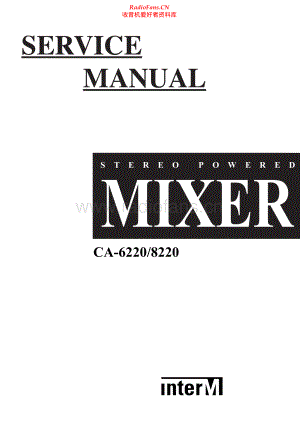 InterM-CA8220-mix-sm 维修电路原理图.pdf