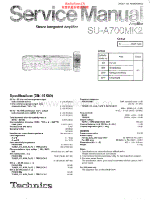 Technics-SUA700MK2-int-sm(1) 维修电路原理图.pdf