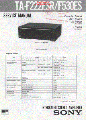 Sony-TAF530ES-int-sm 维修电路原理图.pdf