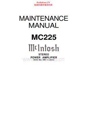 McIntosh-MC225-pwr-sm 维修电路原理图.pdf
