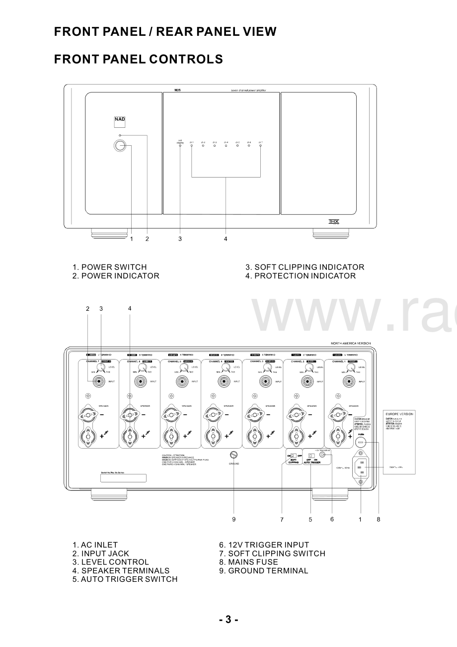 NAD-M25-pwr-sm 维修电路原理图.pdf_第3页