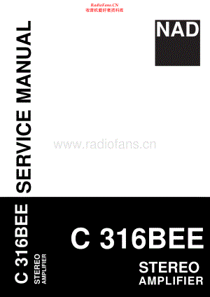 NAD-C316BEE-int-sm 维修电路原理图.pdf