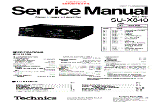 Technics-SUX840-int-sm 维修电路原理图.pdf