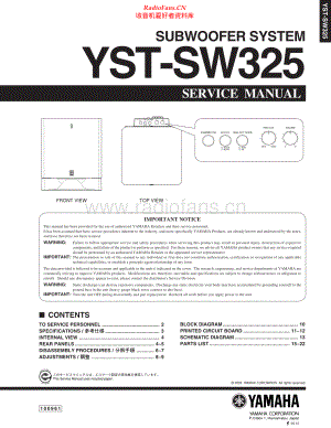 Yamaha-YSTSW325-sub-sm 维修电路原理图.pdf