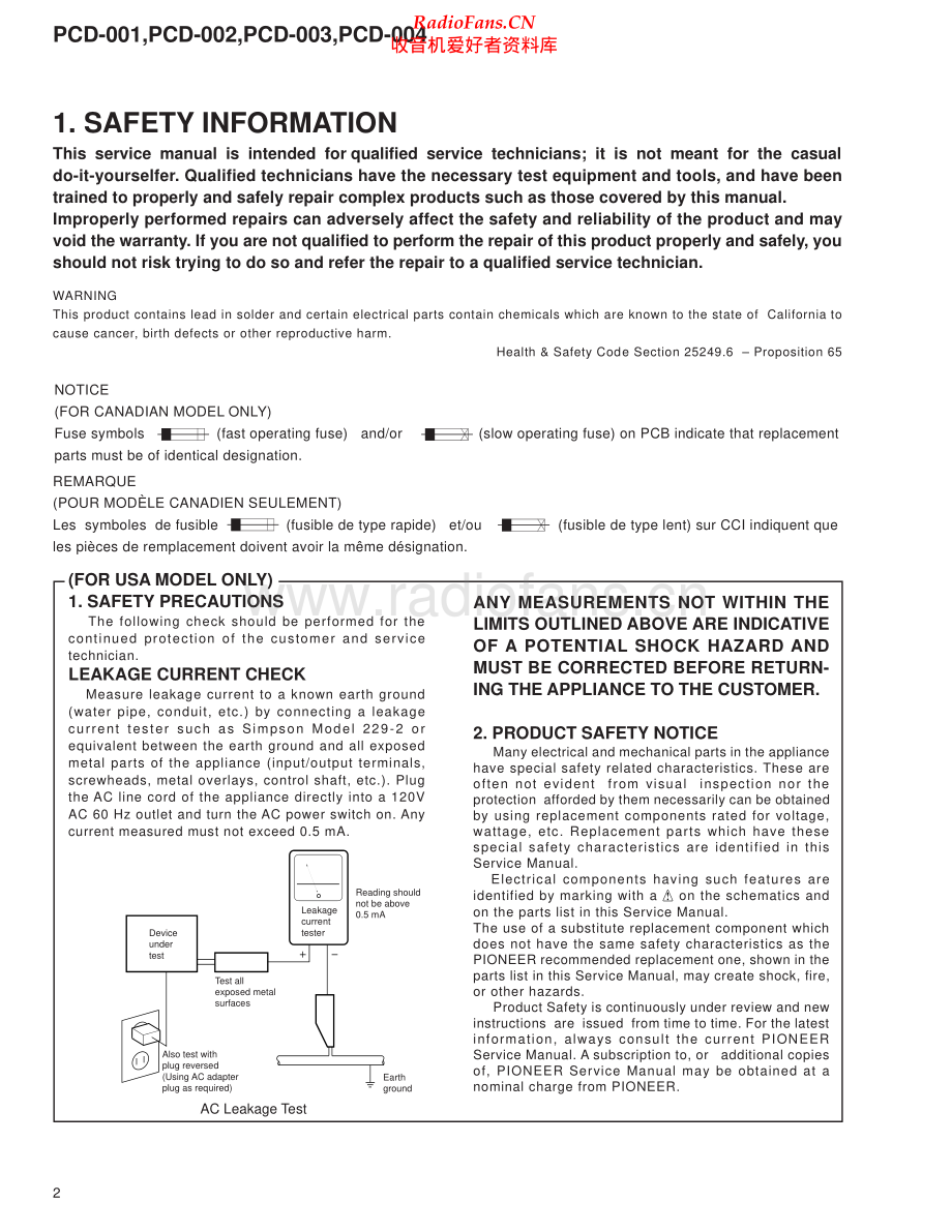 Pioneer-PCD001_PCD004-pcd-sm 维修电路原理图.pdf_第2页