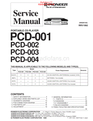 Pioneer-PCD001_PCD004-pcd-sm 维修电路原理图.pdf