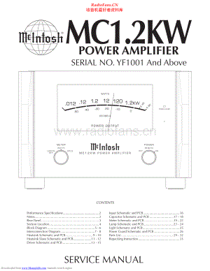 McIntosh-MC12KW-pwr-sm 维修电路原理图.pdf