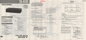 Sony-TAN110-pwr-sm 维修电路原理图.pdf