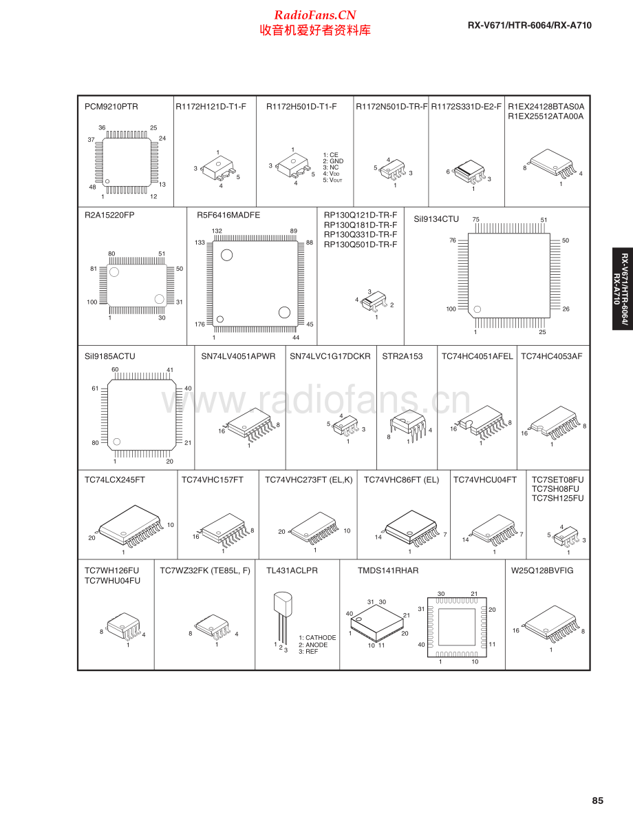 Yamaha-RXV671-avr-sch 维修电路原理图.pdf_第2页
