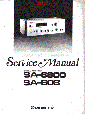 Pioneer-SA608-int-sm 维修电路原理图.pdf