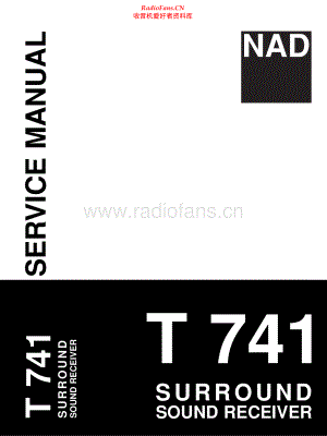 NAD-T741-avr-sm 维修电路原理图.pdf