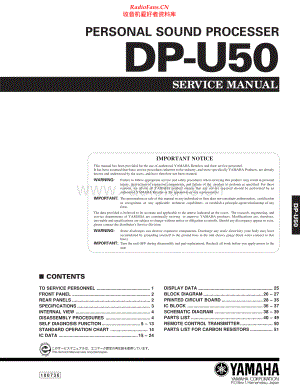 Yamaha-DPU50-psp-sm 维修电路原理图.pdf