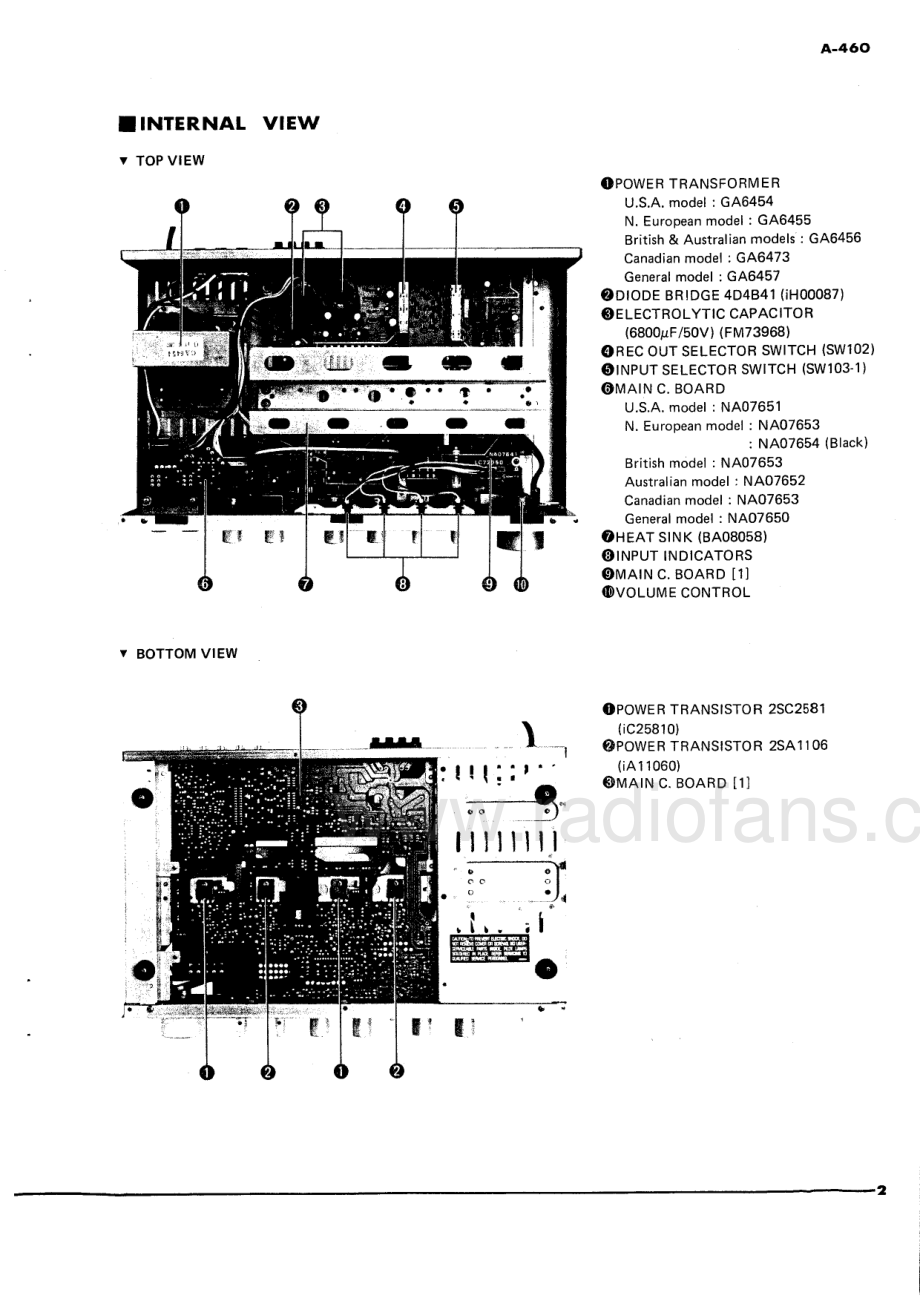 Yamaha-A460-int-sm(1) 维修电路原理图.pdf_第3页
