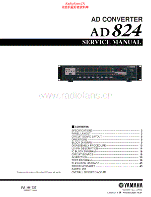 Yamaha-AD824-adc-sm(1) 维修电路原理图.pdf
