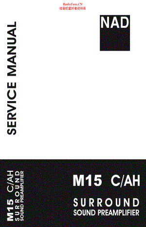 NAD-M15CAH-avr-sm 维修电路原理图.pdf