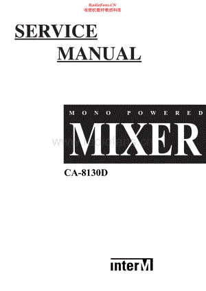InterM-CA8130D-mix-sm 维修电路原理图.pdf