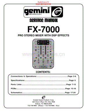 Gemini-FX7000-mix-sm维修电路原理图.pdf