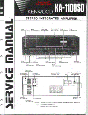 Kenwood-KA1100SD-int-sm 维修电路原理图.pdf