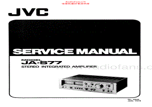 JVC-JAS77-int-sm 维修电路原理图.pdf