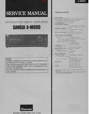 Sansui-AM900-int-sm 维修电路原理图.pdf