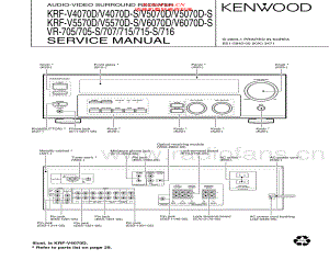 Kenwood-VR705-avr-sm 维修电路原理图.pdf
