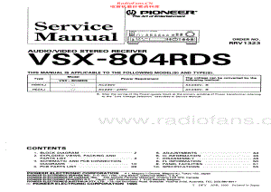 Pioneer-VSX804RDS-avr-sm 维修电路原理图.pdf