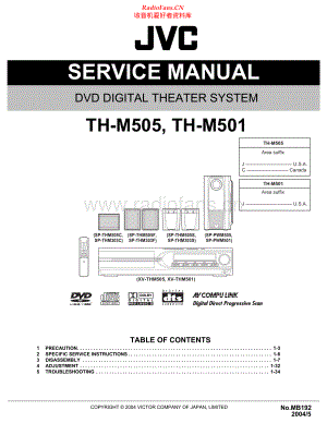 JVC-THM505-ddts-sm 维修电路原理图.pdf