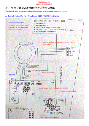 Rotel-RC1090-pre-si 维修电路原理图.pdf