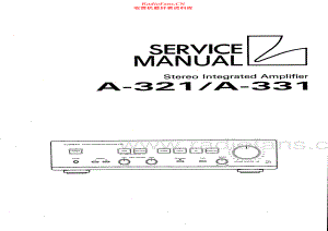 Luxman-A321-int-sm 维修电路原理图.pdf