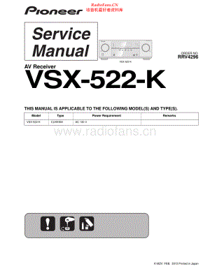 Pioneer-VSX522K-avr-sm 维修电路原理图.pdf