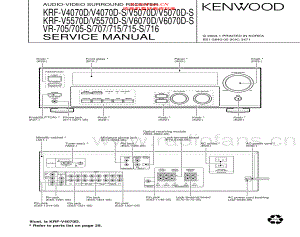 Kenwood-KRFVR705-avr-sm 维修电路原理图.pdf