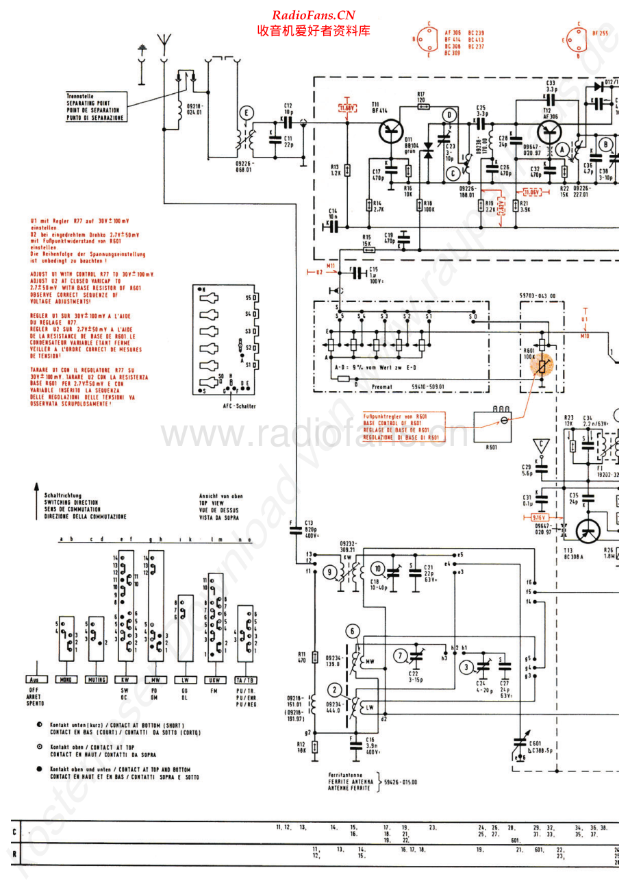 Grundig-Studio3010-tr-sch维修电路原理图.pdf_第1页