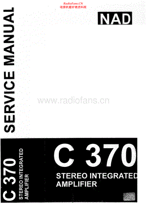 NAD-370-int-sm 维修电路原理图.pdf