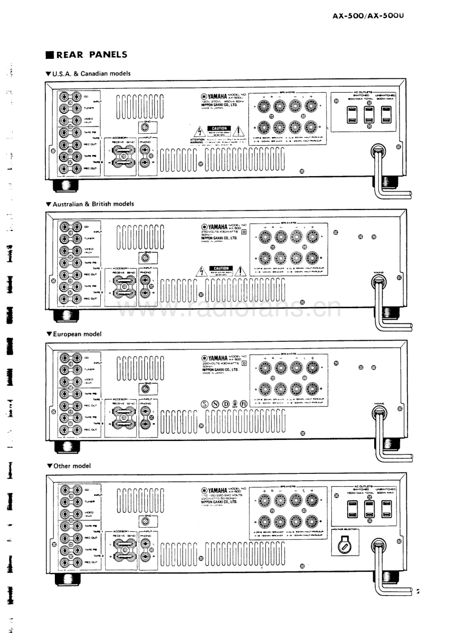 Yamaha-AX500-int-sm(1) 维修电路原理图.pdf_第3页