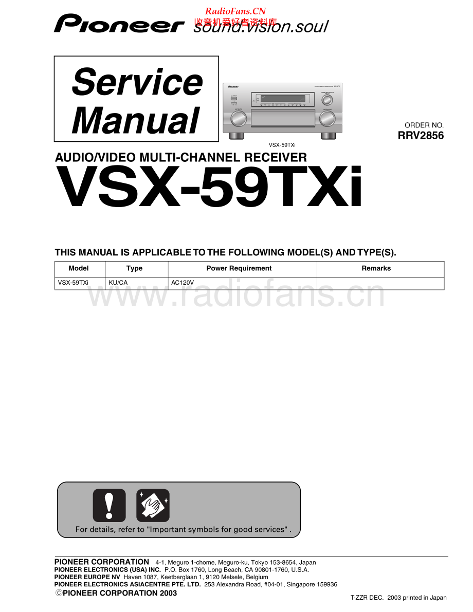 Pioneer-VSX59TXI-avr-sm 维修电路原理图.pdf_第1页