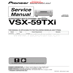 Pioneer-VSX59TXI-avr-sm 维修电路原理图.pdf