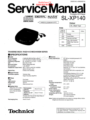 Technics-SLXP140-dm-sm(1) 维修电路原理图.pdf