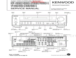 Kenwood-KRFVR9560-avr-sm 维修电路原理图.pdf