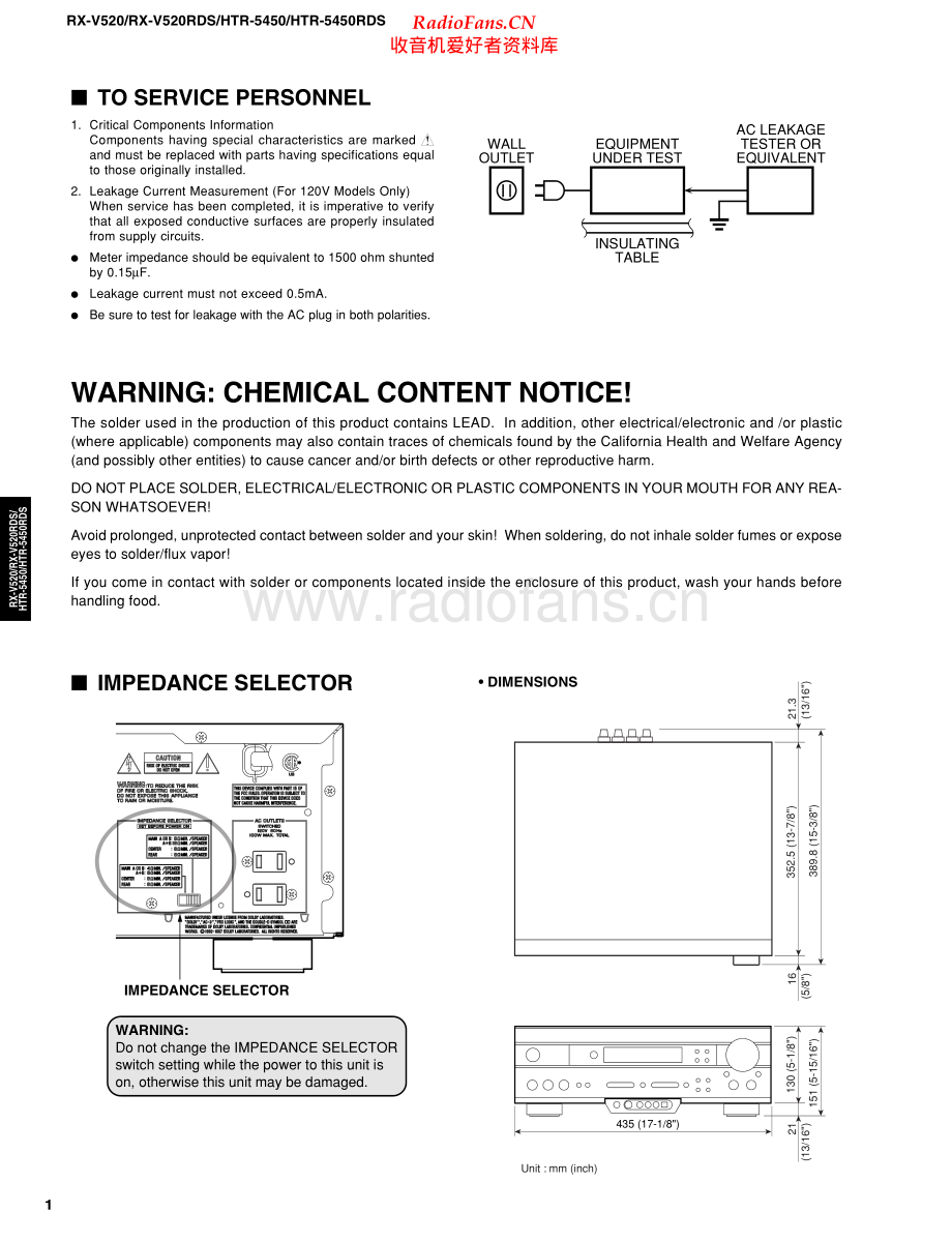 Yamaha-RXV520RDS-avr-sm(1) 维修电路原理图.pdf_第2页