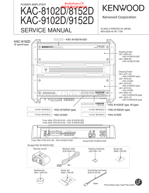 Kenwood-KAC8152D-pwr-sm 维修电路原理图.pdf