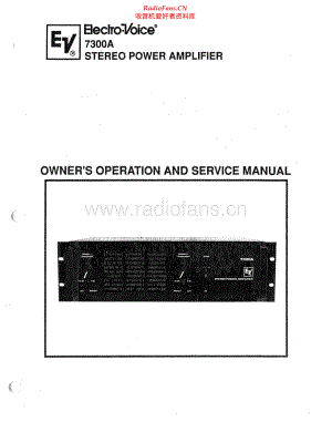 ElectroVoice-7300A-pwr-sm维修电路原理图.pdf