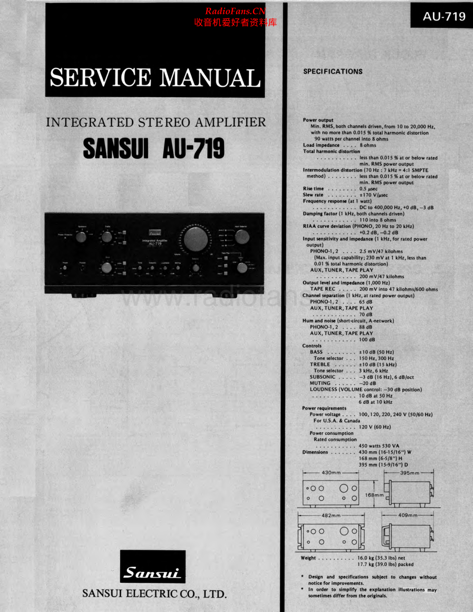 Sansui-AU719-int-sm 维修电路原理图.pdf_第1页