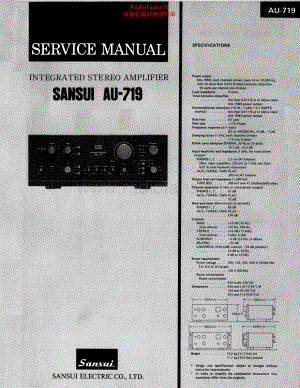 Sansui-AU719-int-sm 维修电路原理图.pdf