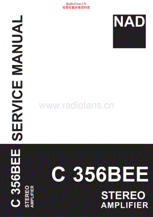 NAD-C356BEE-int-sm 维修电路原理图.pdf