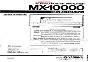 Yamaha-MX10000-pwr-sm 维修电路原理图.pdf